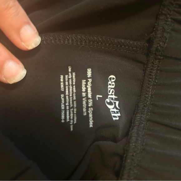 East 5th Wide Leg Boho Lounge Comfortable Pants Large Elastic Waistband Stretch - Picture 5 of 5